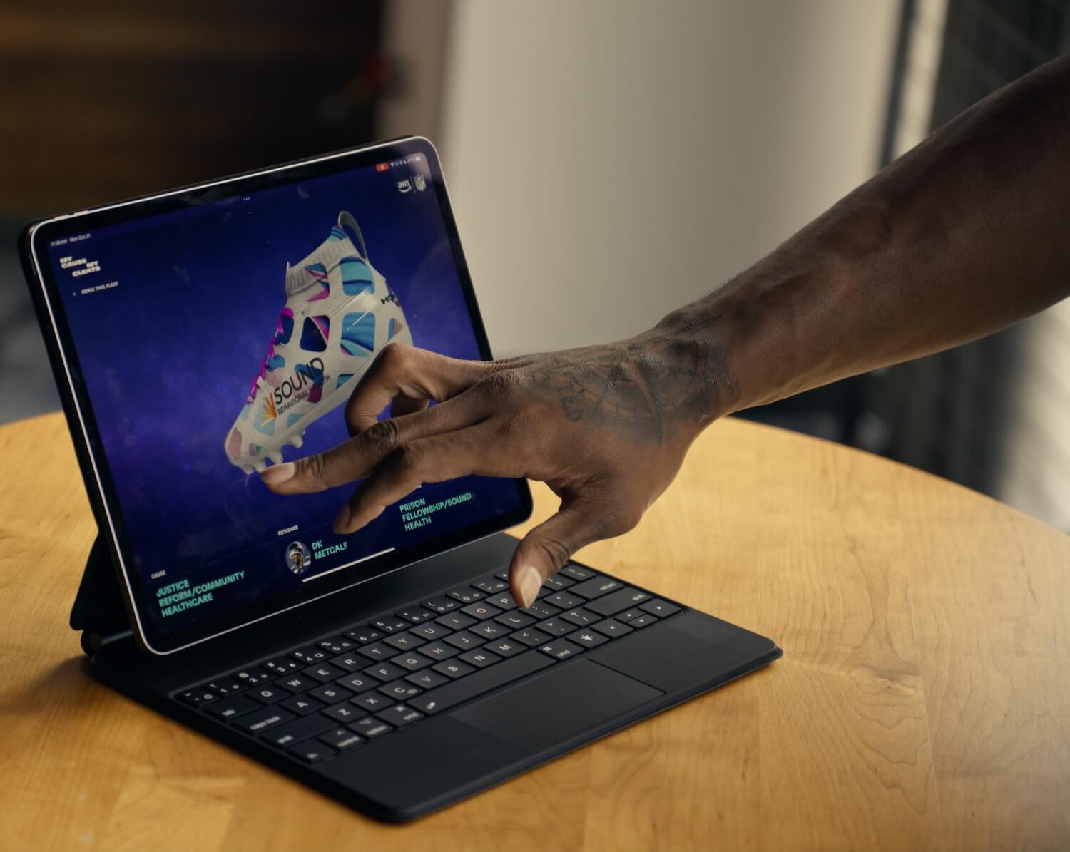 amazon-s-aws-helps-nfl-players-and-fans-use-ai-to-customize-shoes-for