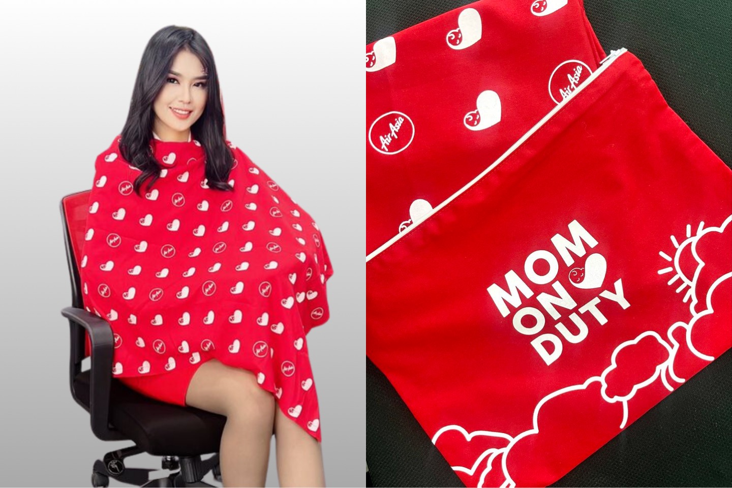 Airline adds nursing cover to official pilot and cabin crew uniforms